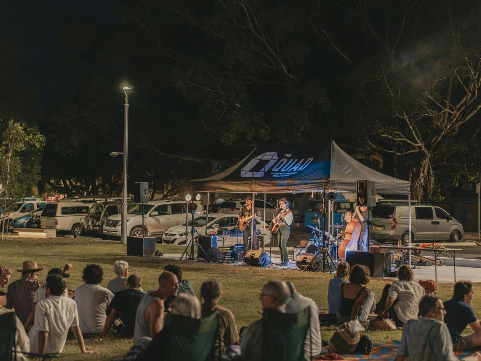 The Quad outdoor performance