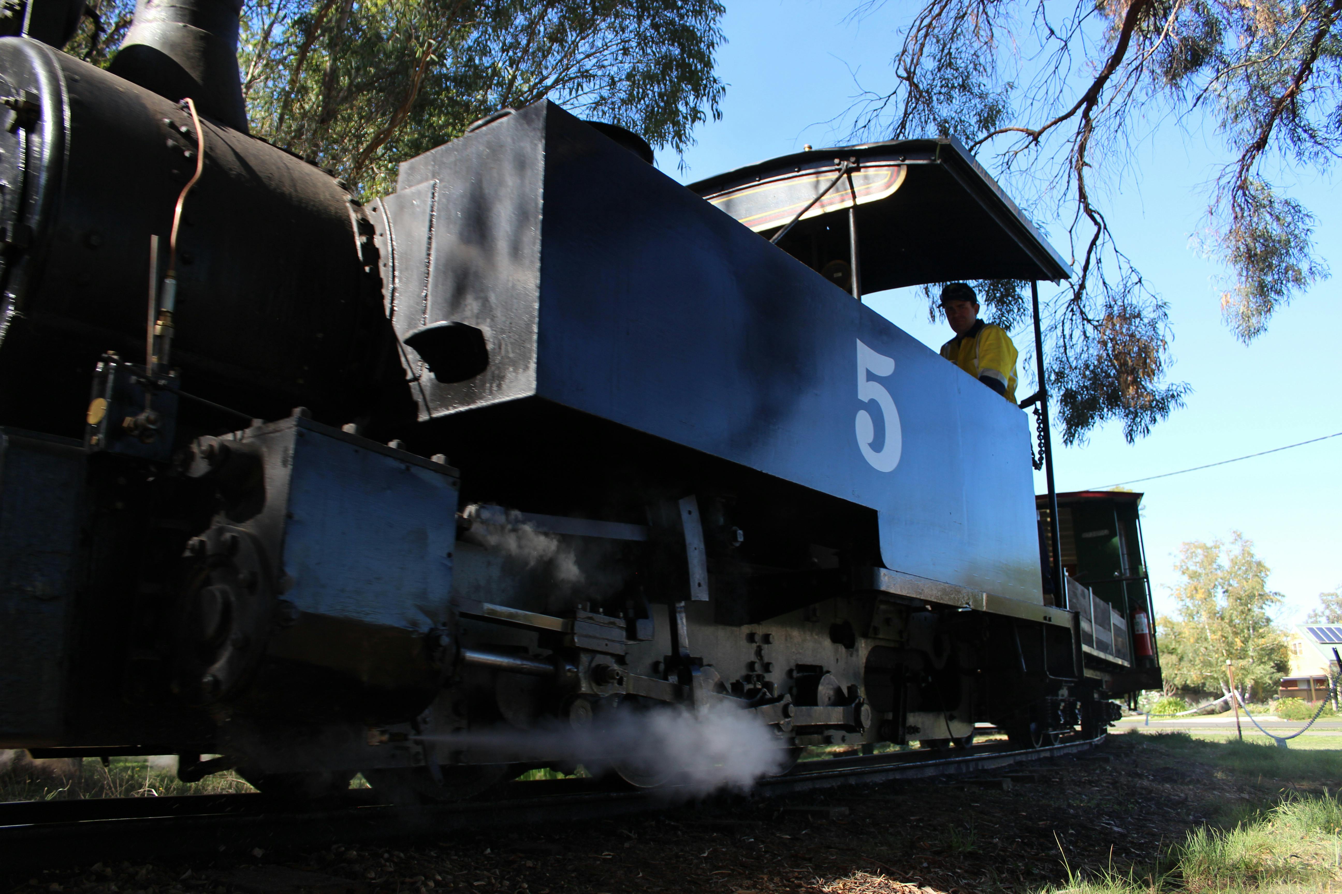 Our Fowler steam loOur Fowler steam loco with a passenger train