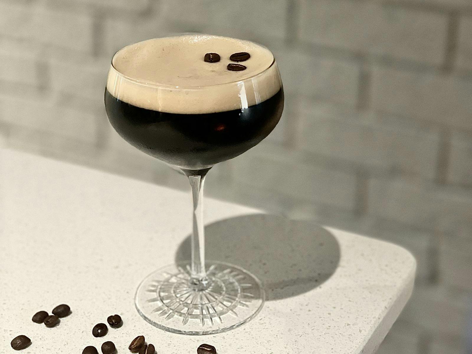 Espresso Martini, Granite Bar, The Trawool Estate