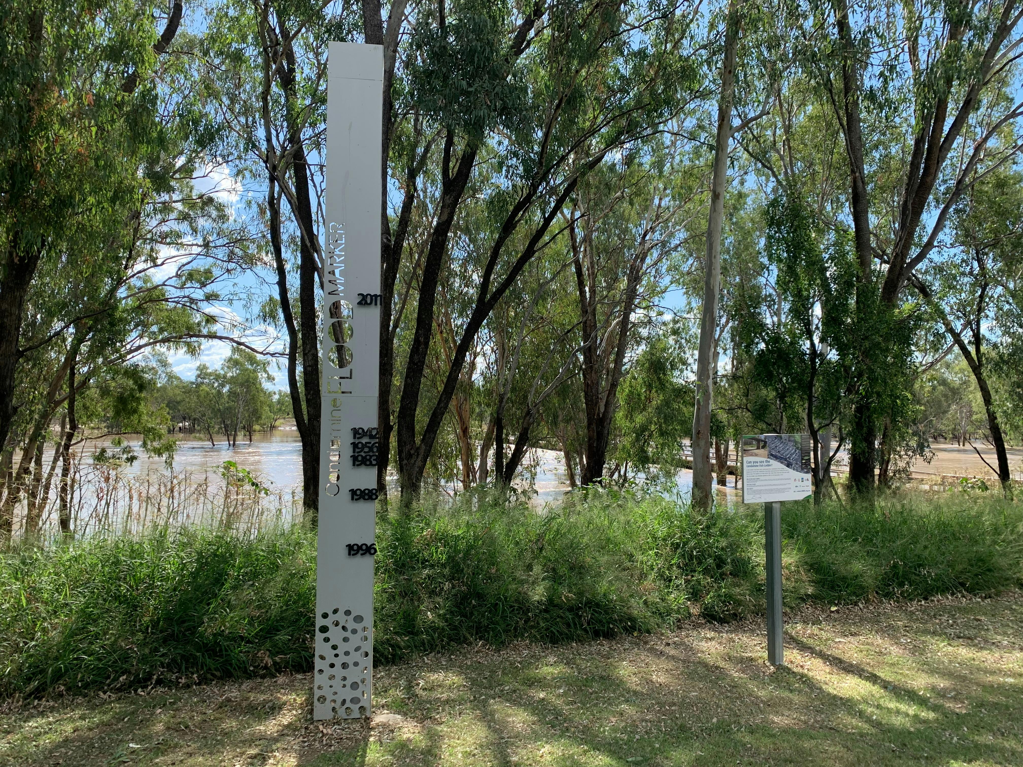 Flood Boat and Marker