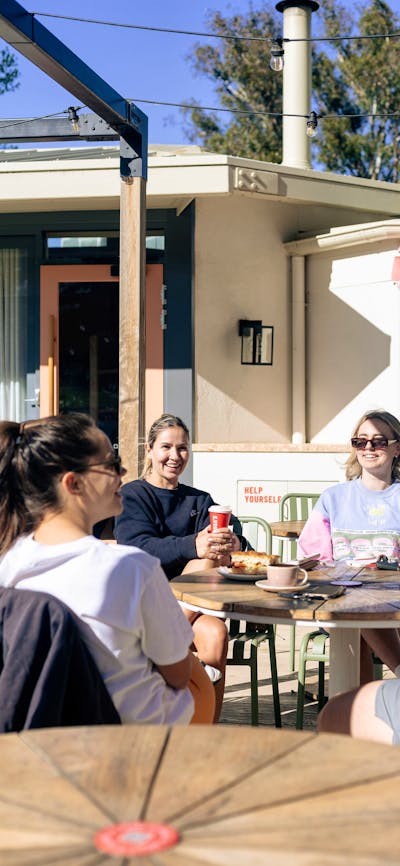 Friends enjoying coffee