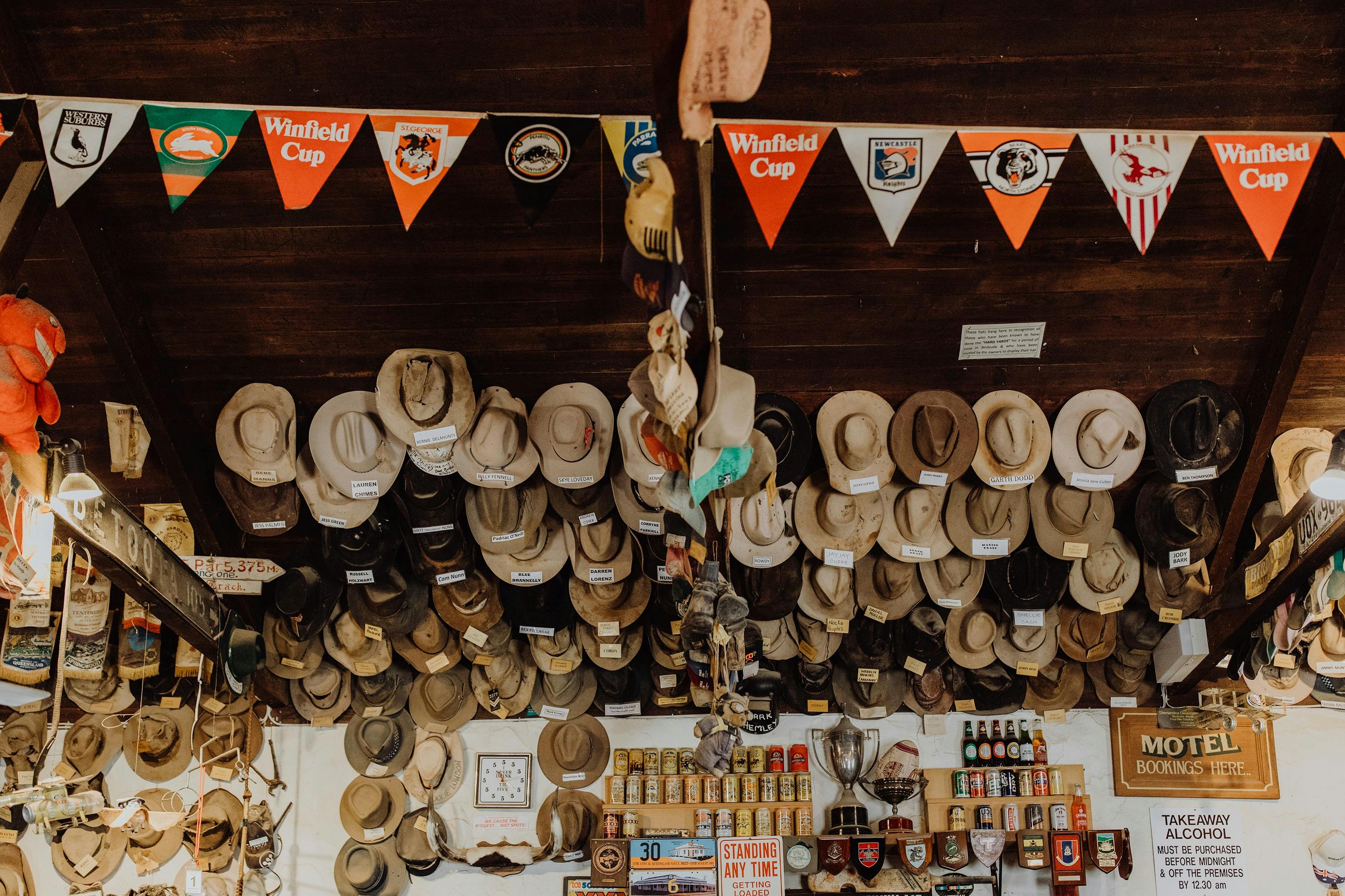 Inside the Birdsville Hotel