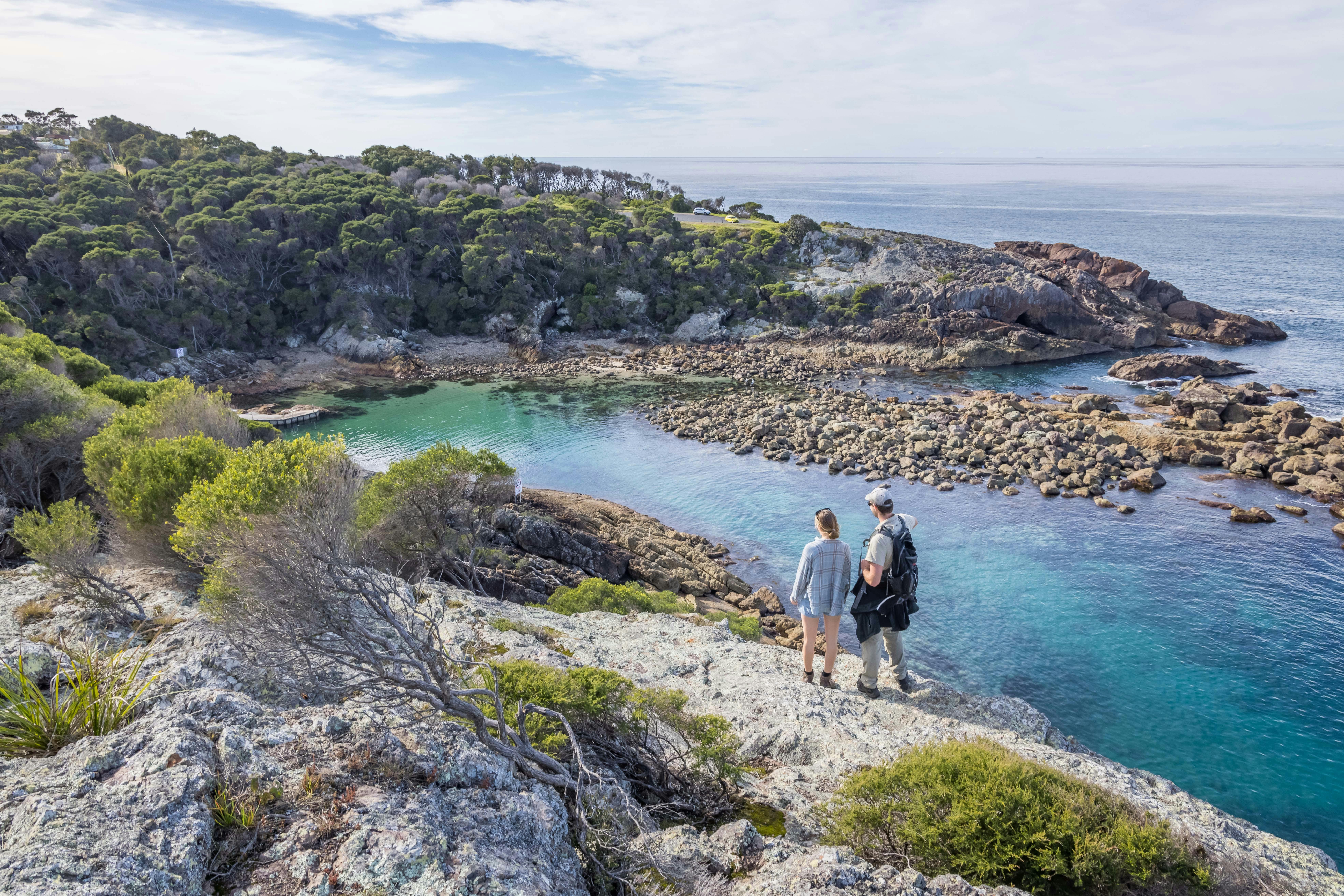 Kianinny Bay, Tathra, Sapphire Coast NSW 보트 램프 피크닉 장소