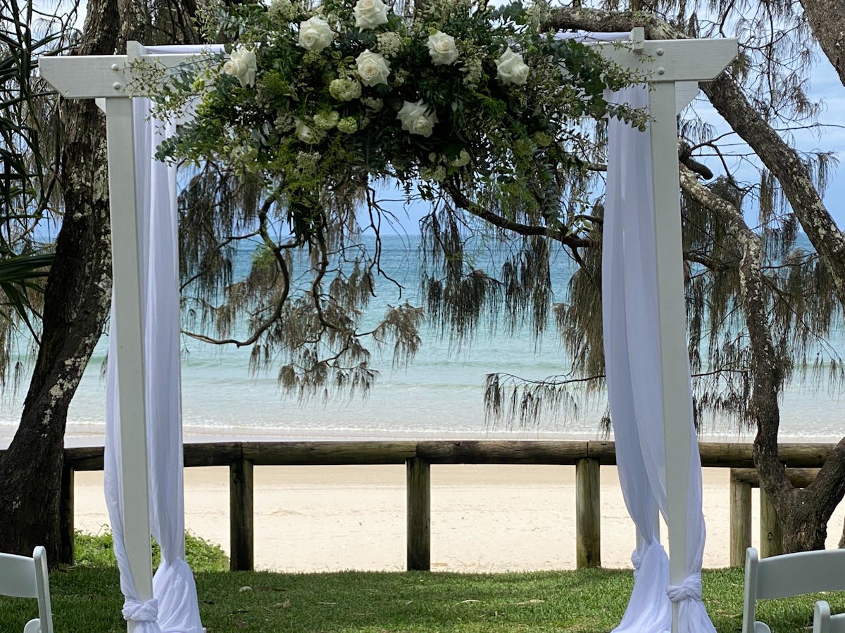 Wedding Ceremony Floral Styling