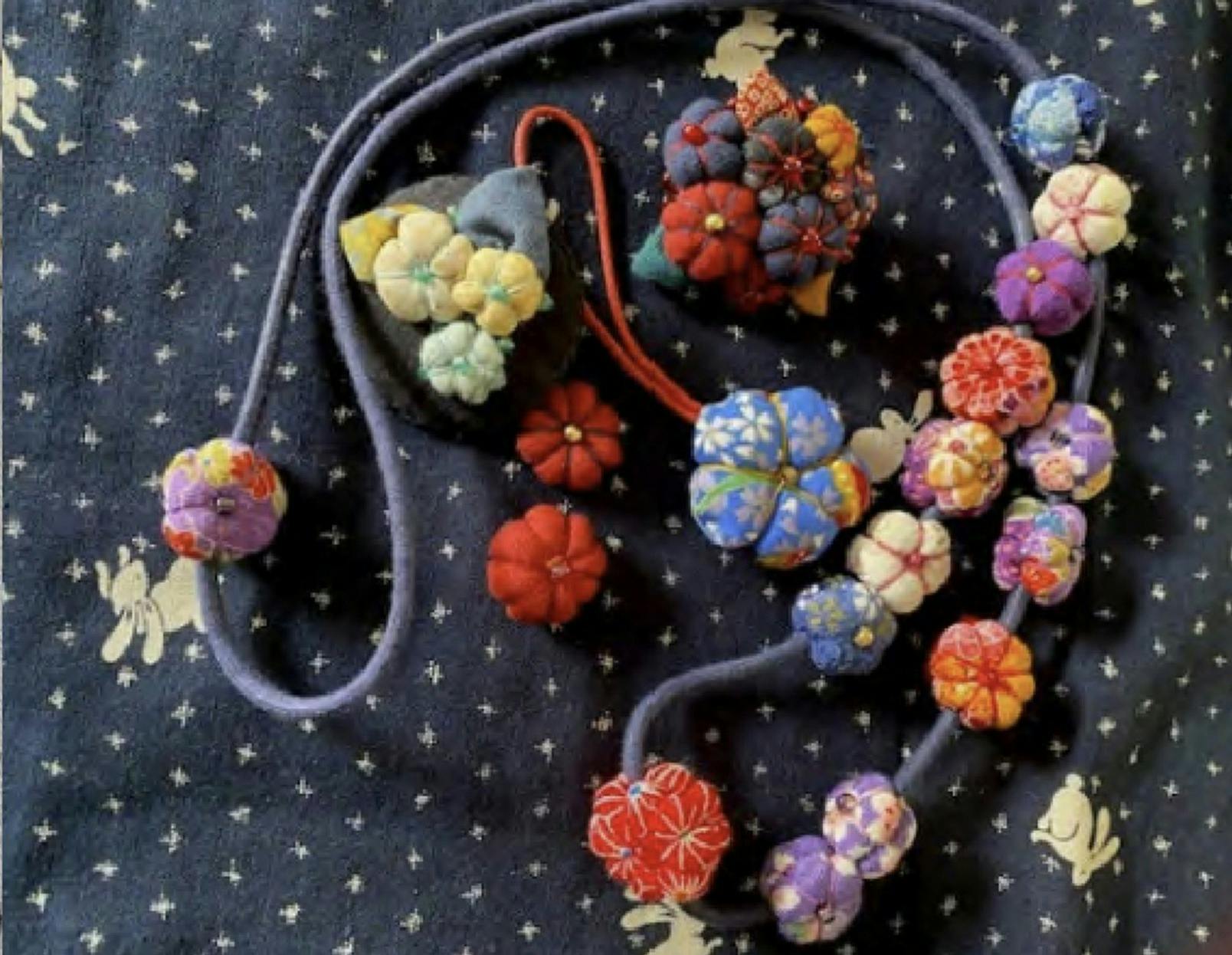Flower Brooches/Necklace by Andrea Taylor