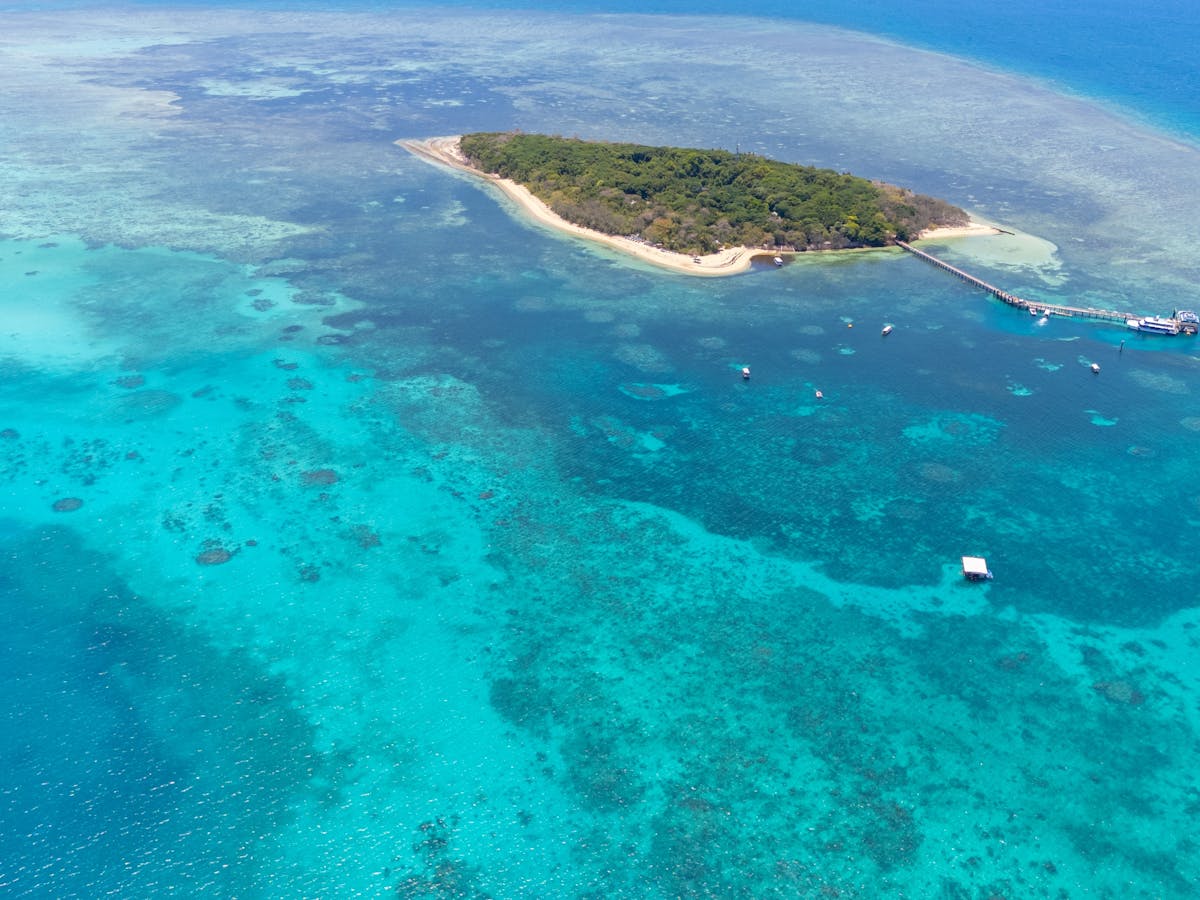 Aerial of Green Island