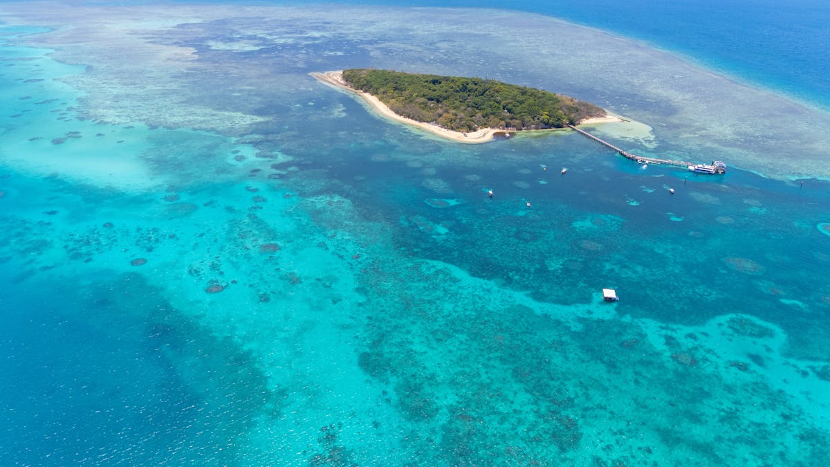 Aerial of Green Island
