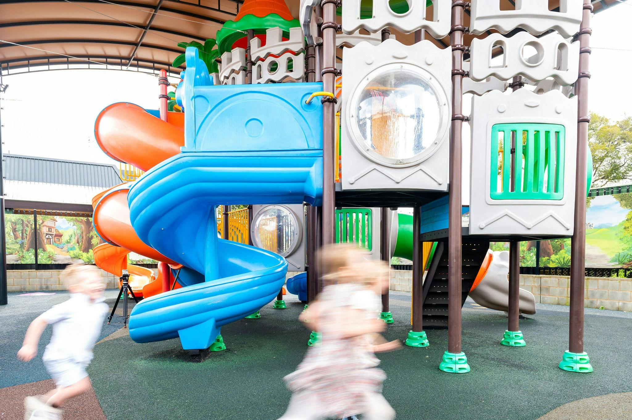Children running playground at The Ophir Hotel