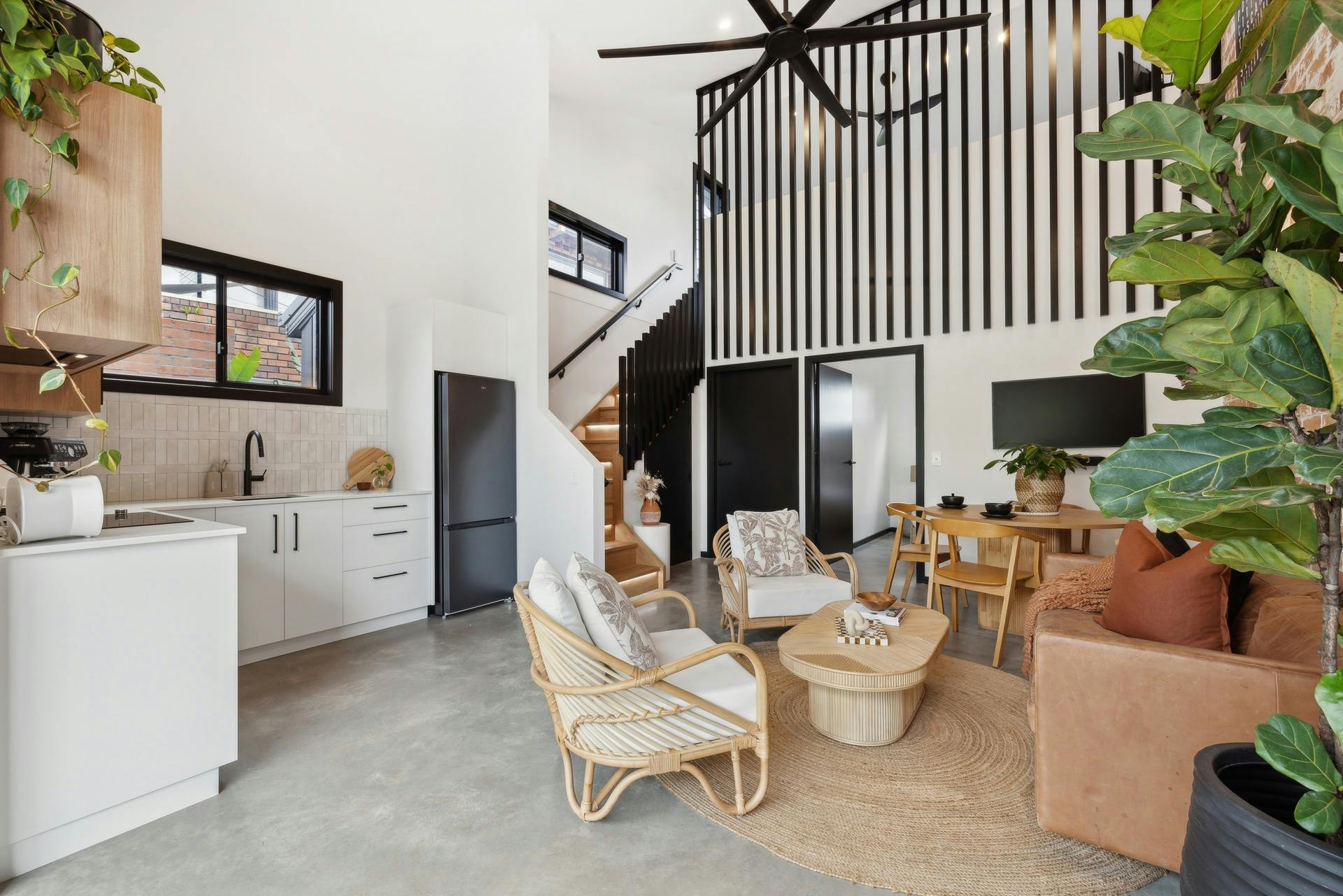 Kitchen and dining room