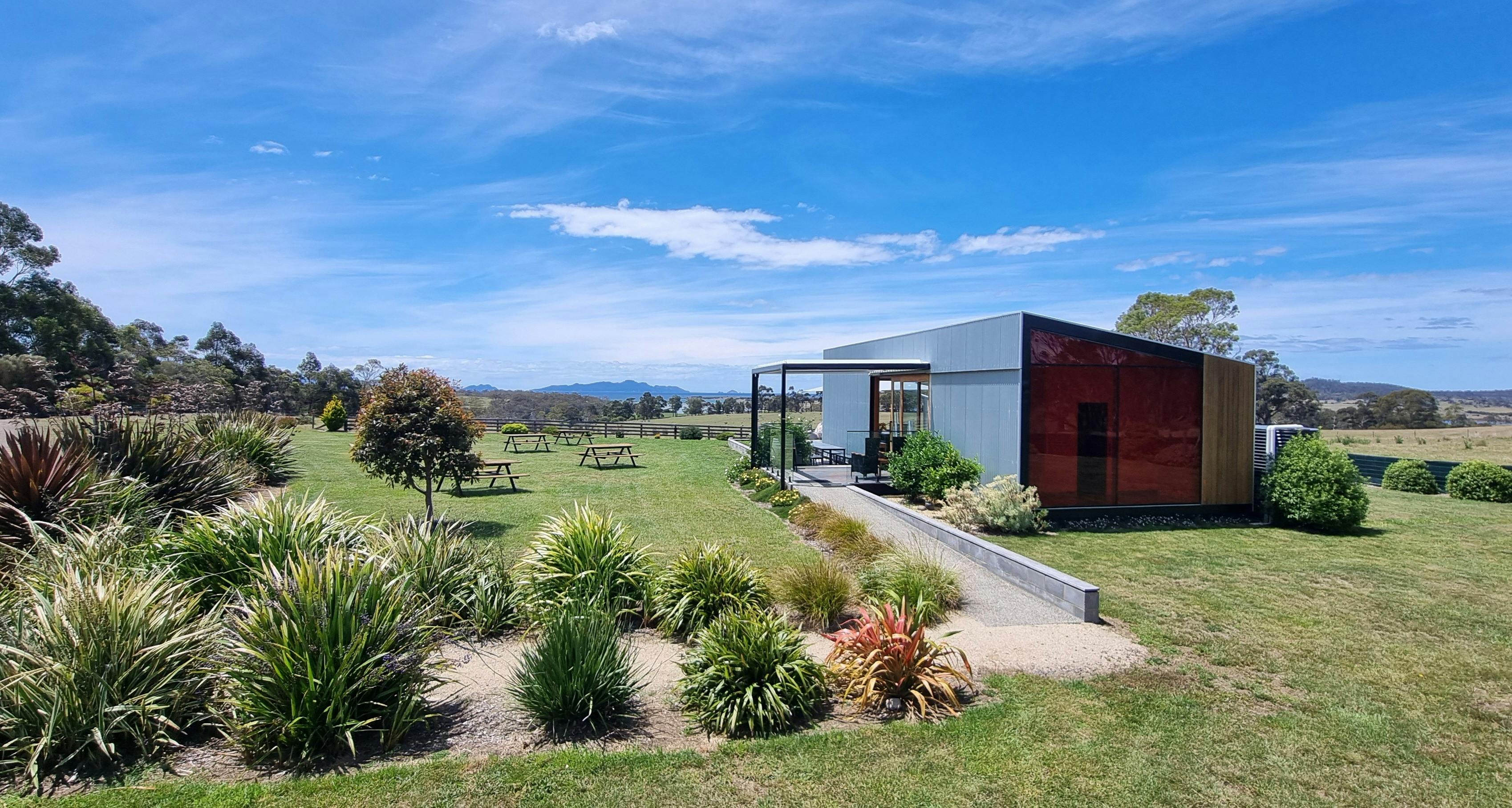 out door entry and ocean view