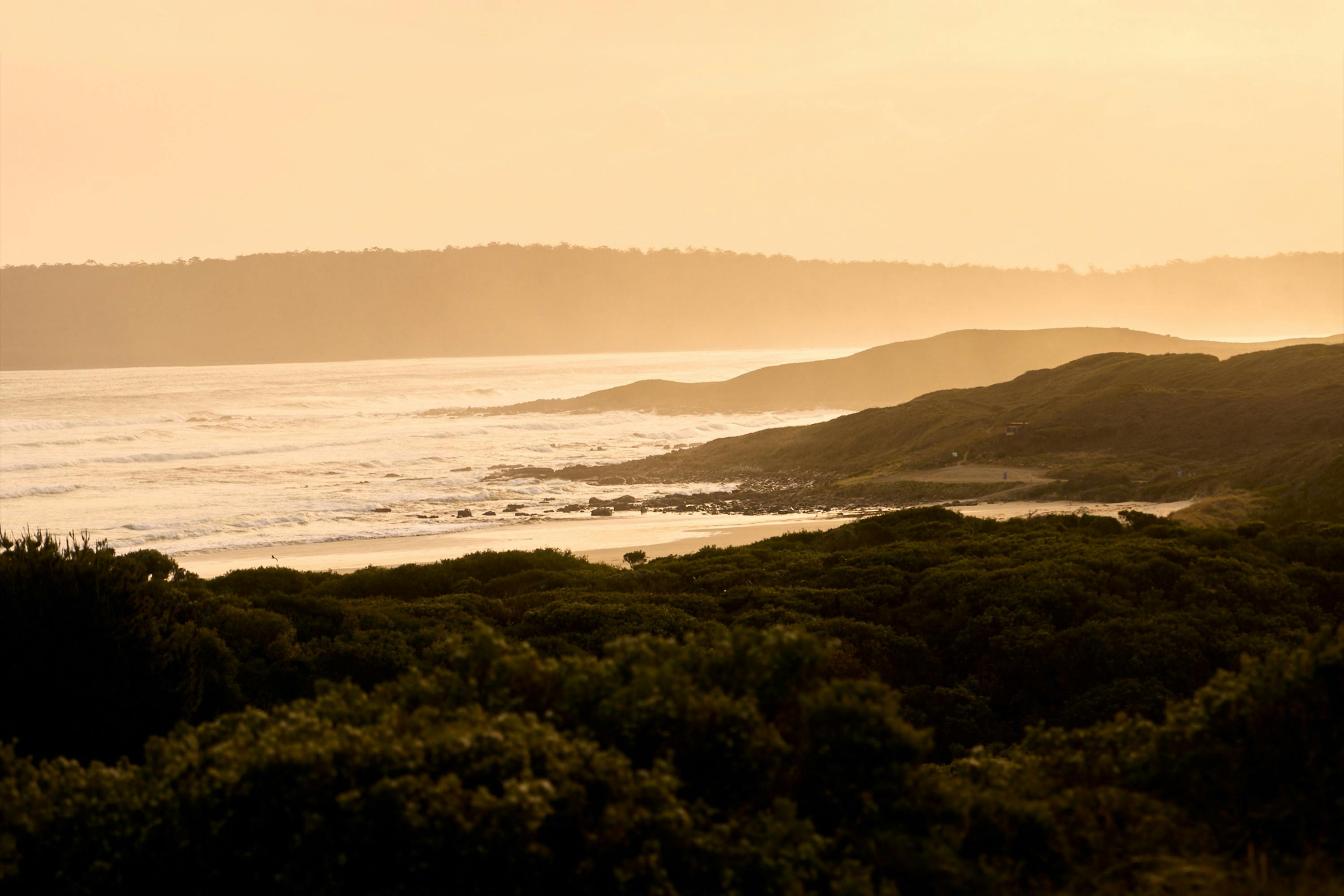 Aerial View of the waterfront location