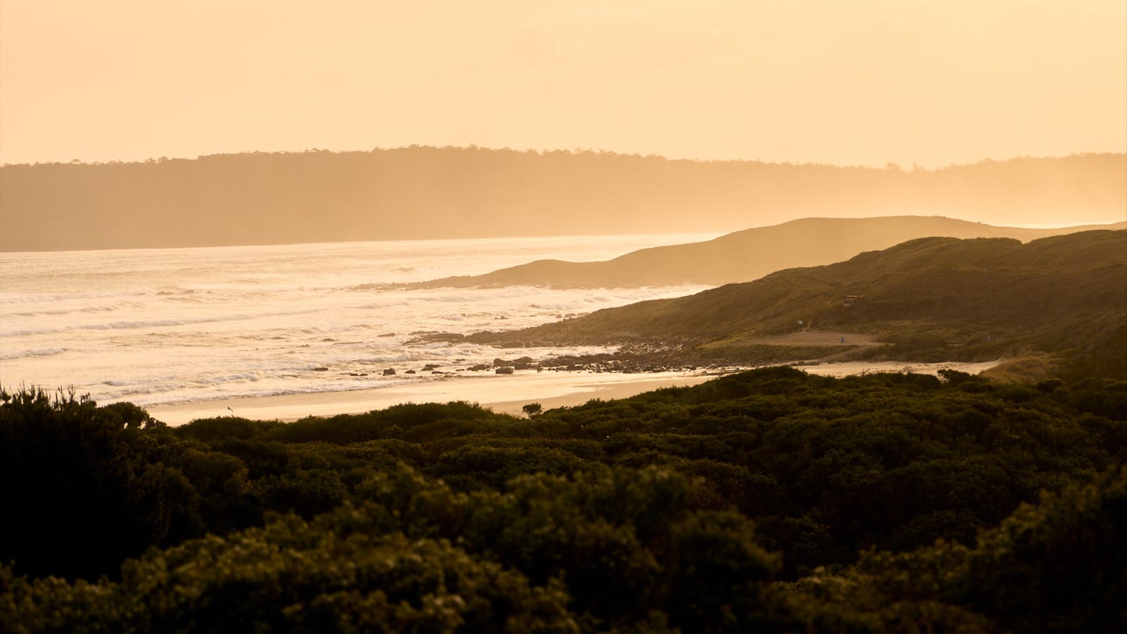 Aerial View of the waterfront location