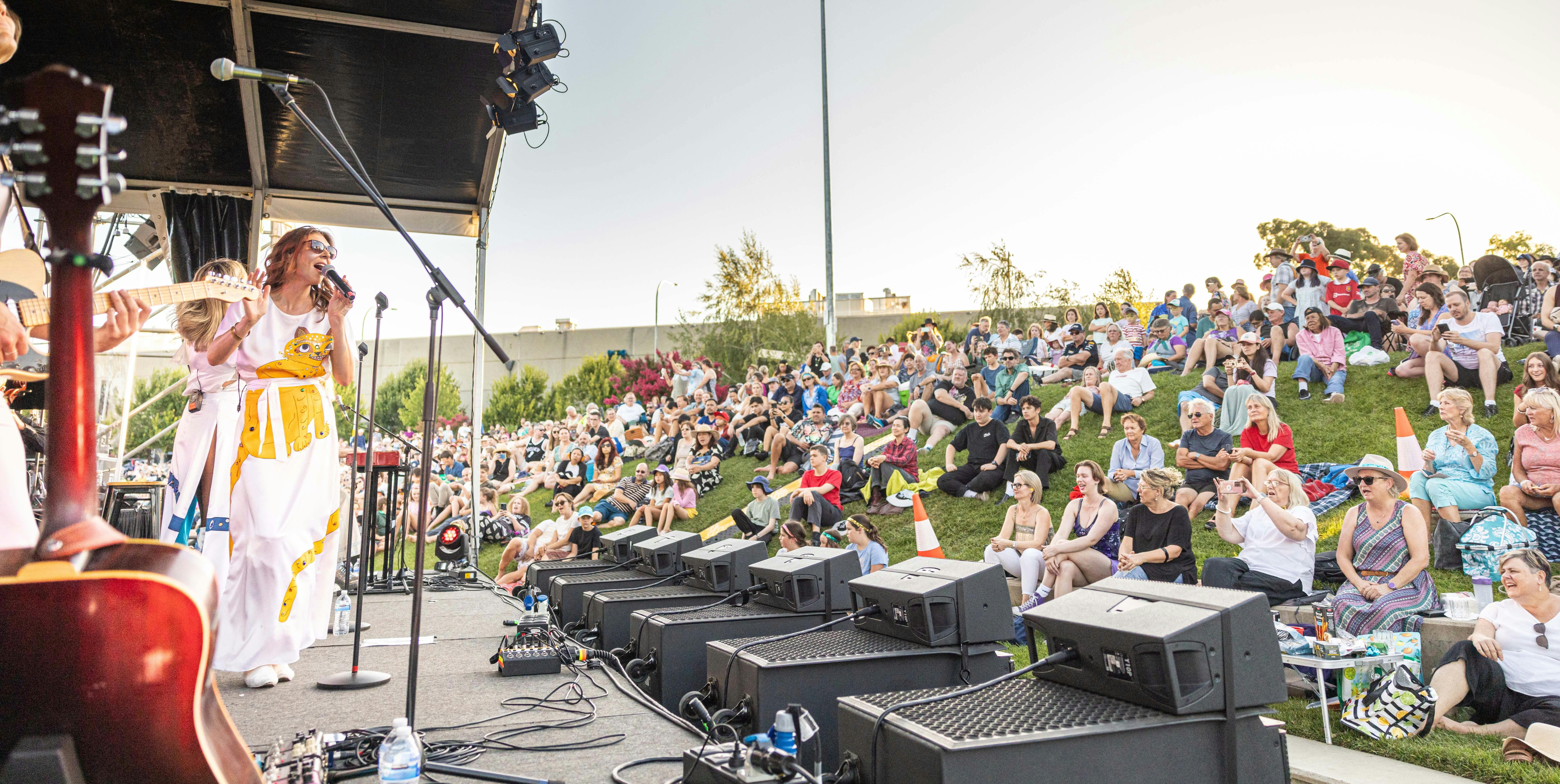 Crowd as seen from stage, 2024