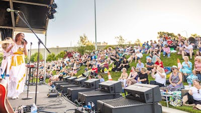 Crowd as seen from stage, 2024