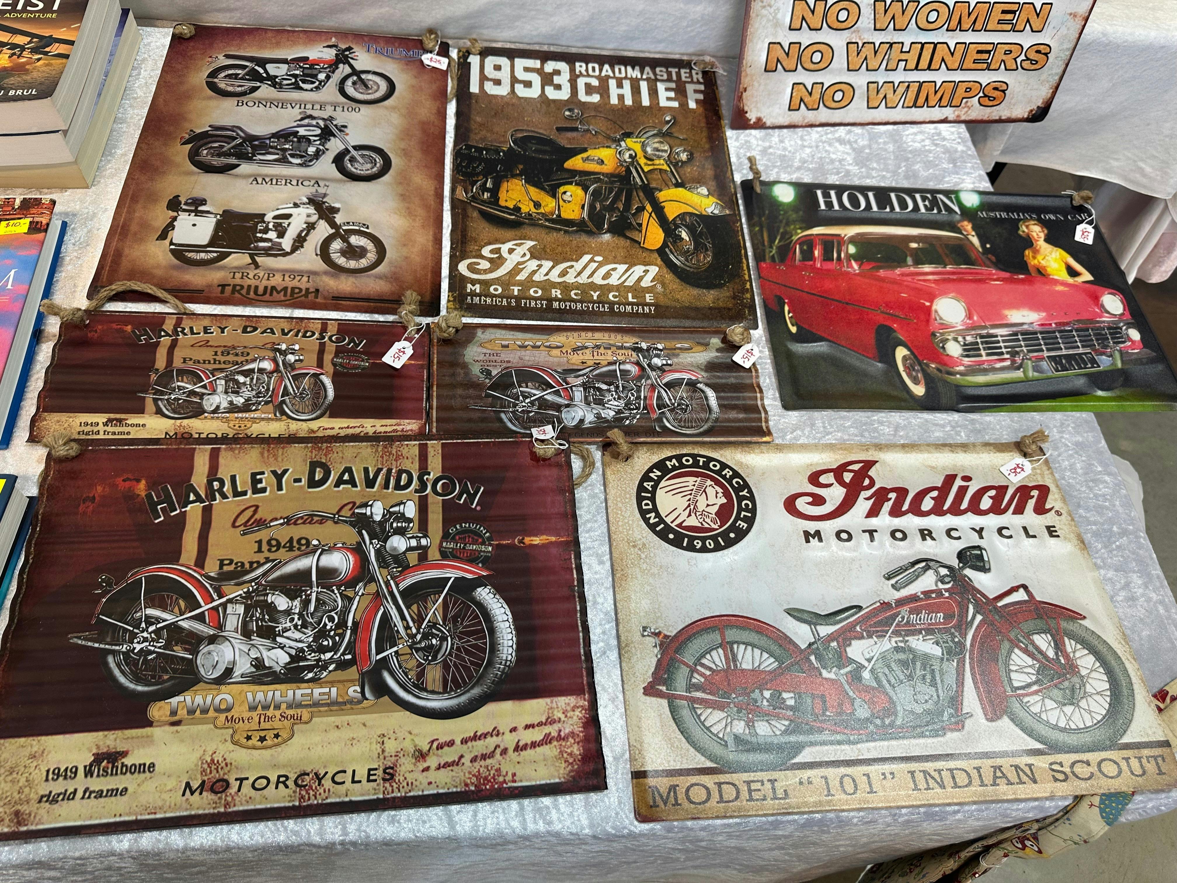 Vintage signs and advertising