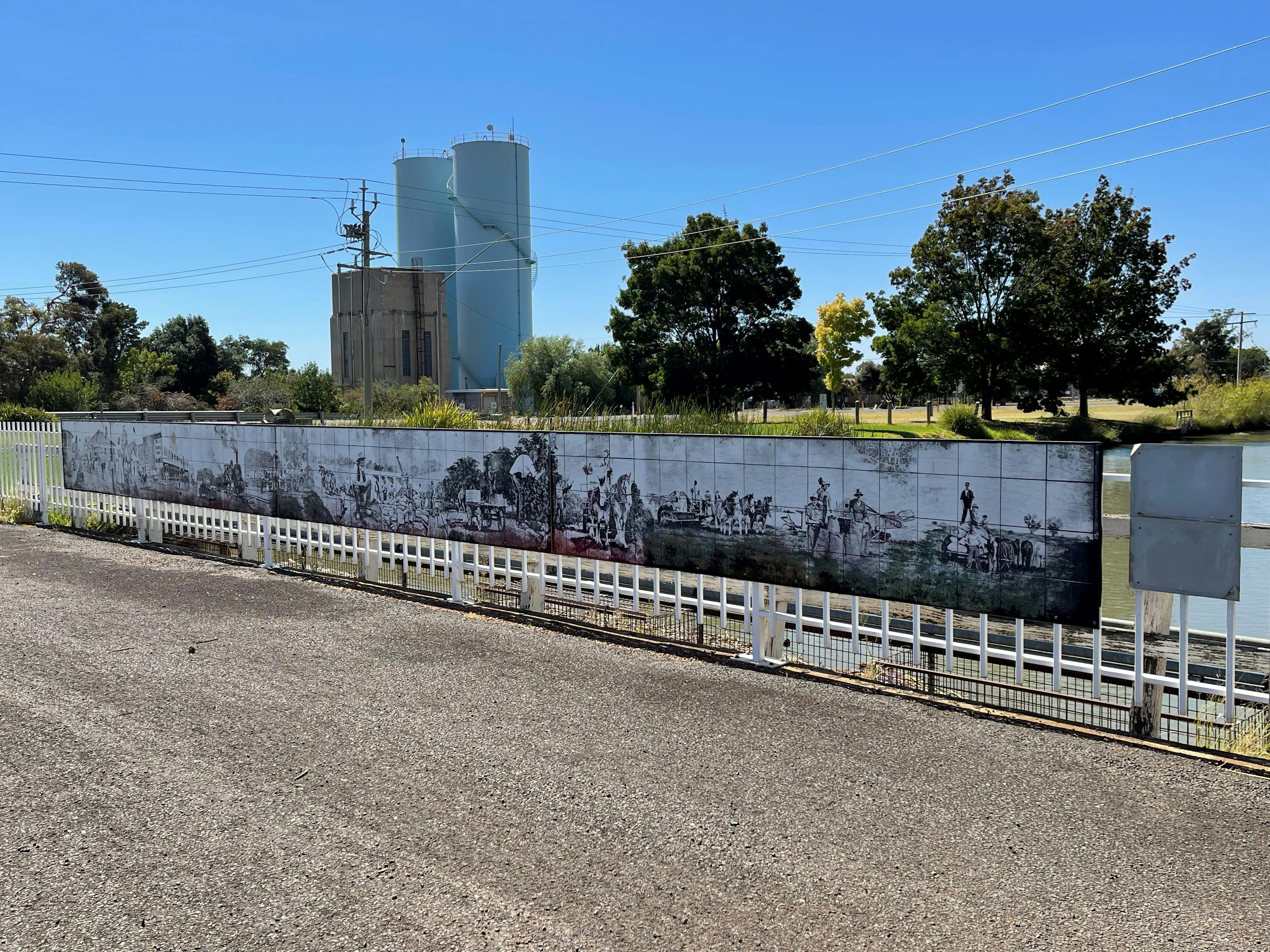延達百年公園的壁畫