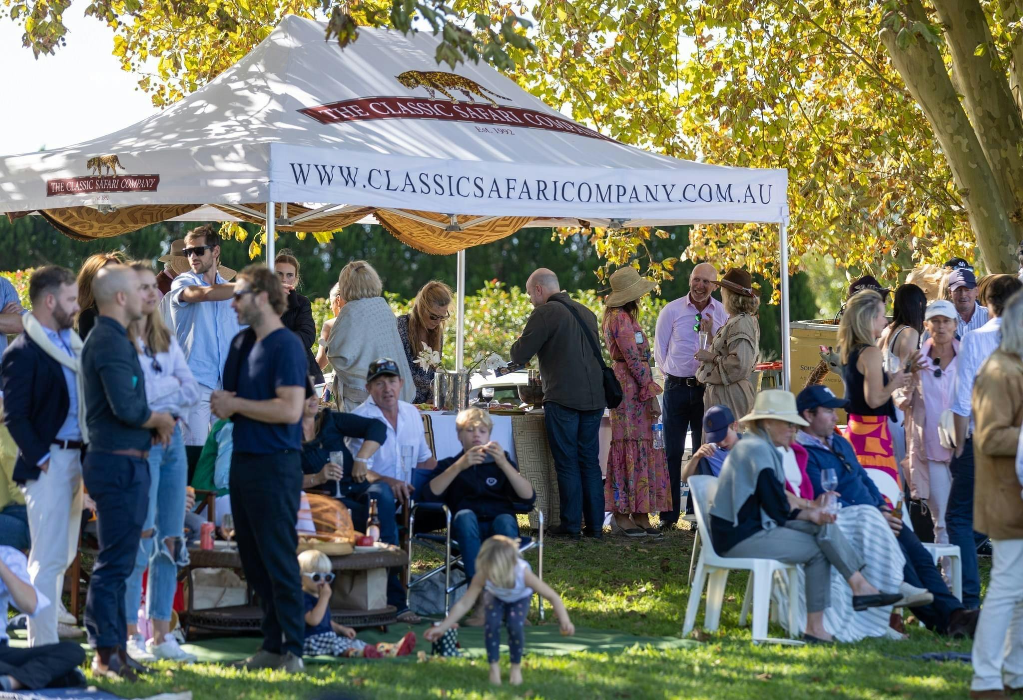 Spectators at the Polo Windsor