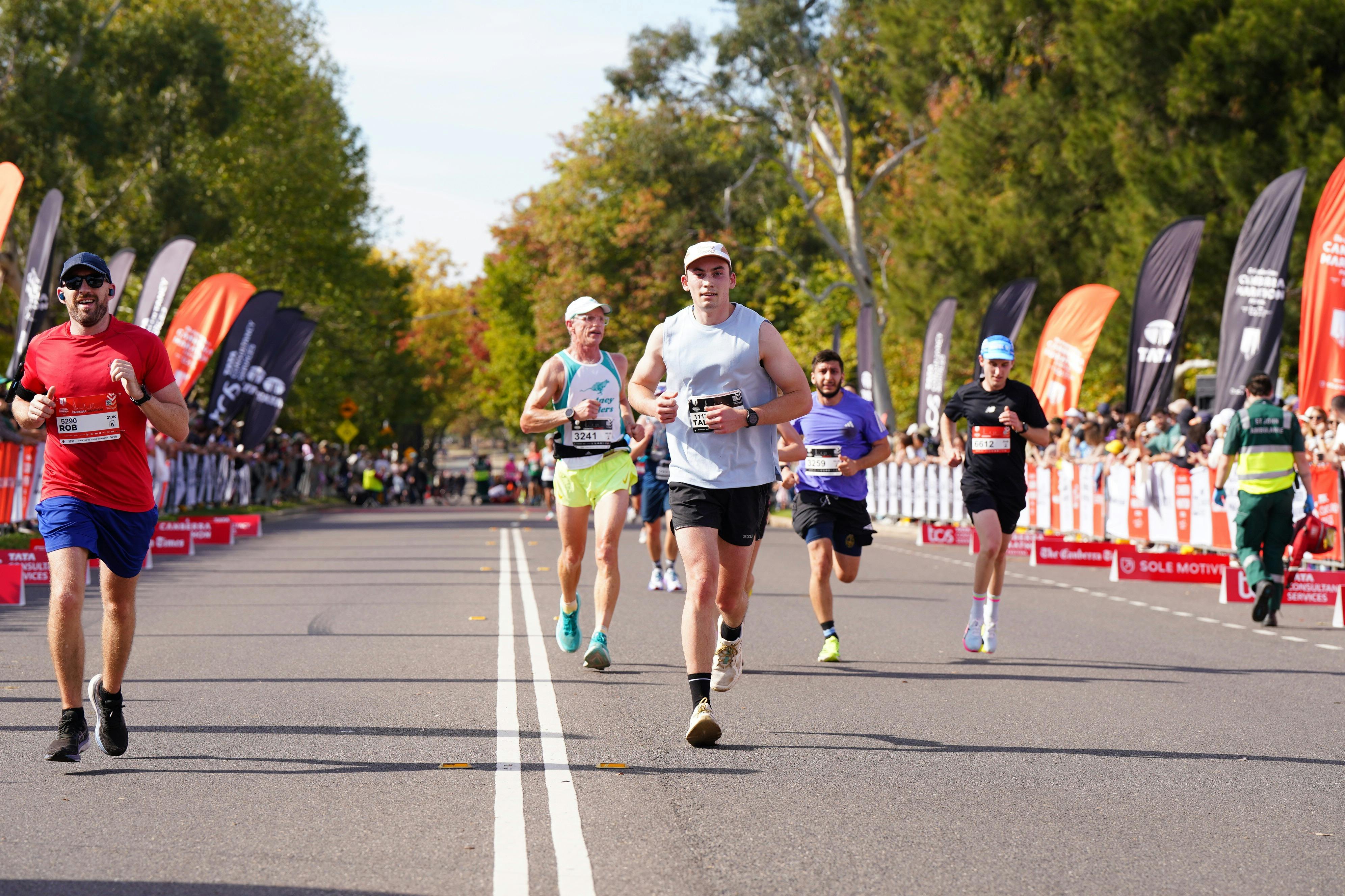 Participants running