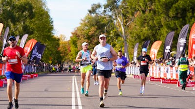 Participants running