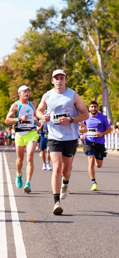 Participants running