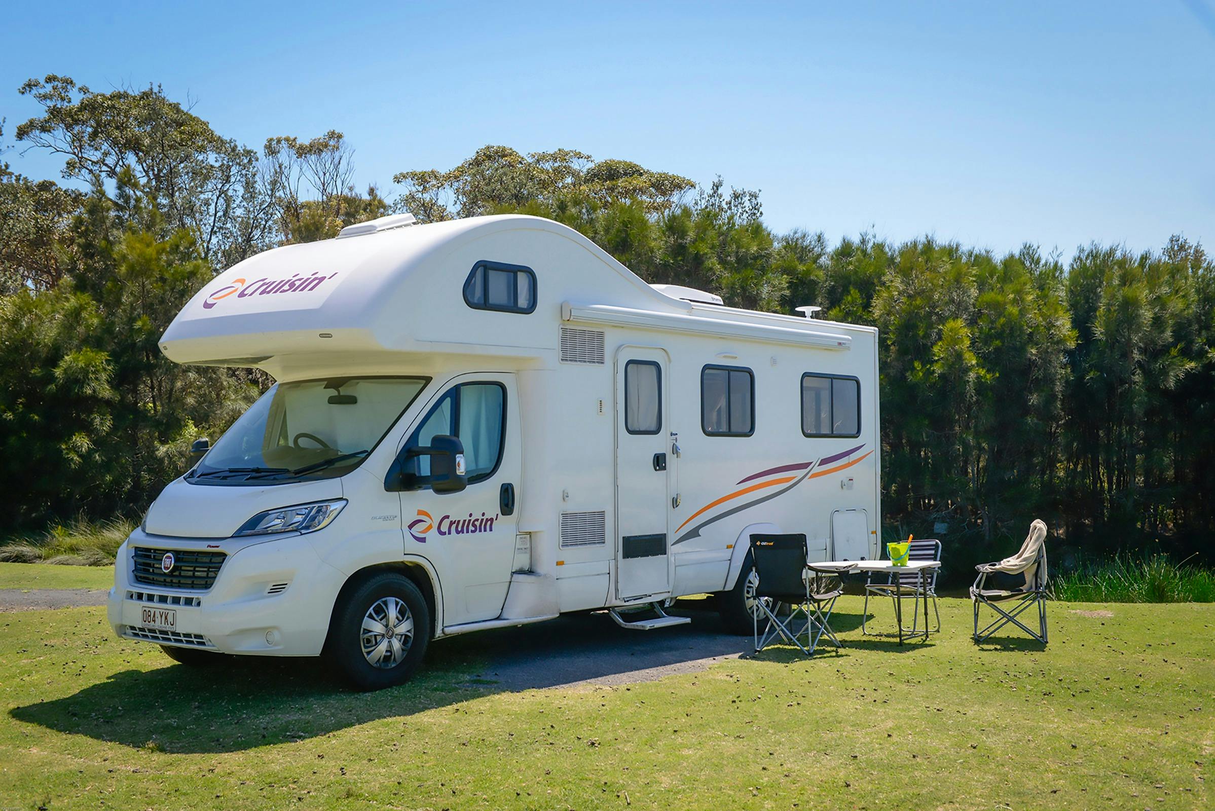 해변가 전원 캠핑