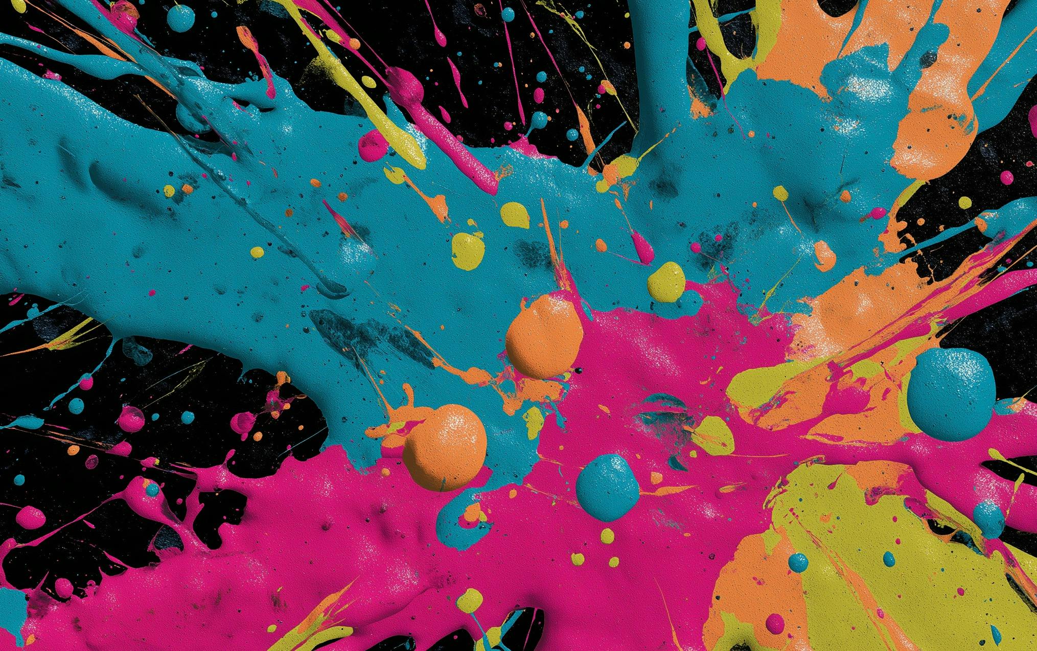 Apeiron Baroque - Splatterfest colourful splashes of paint!