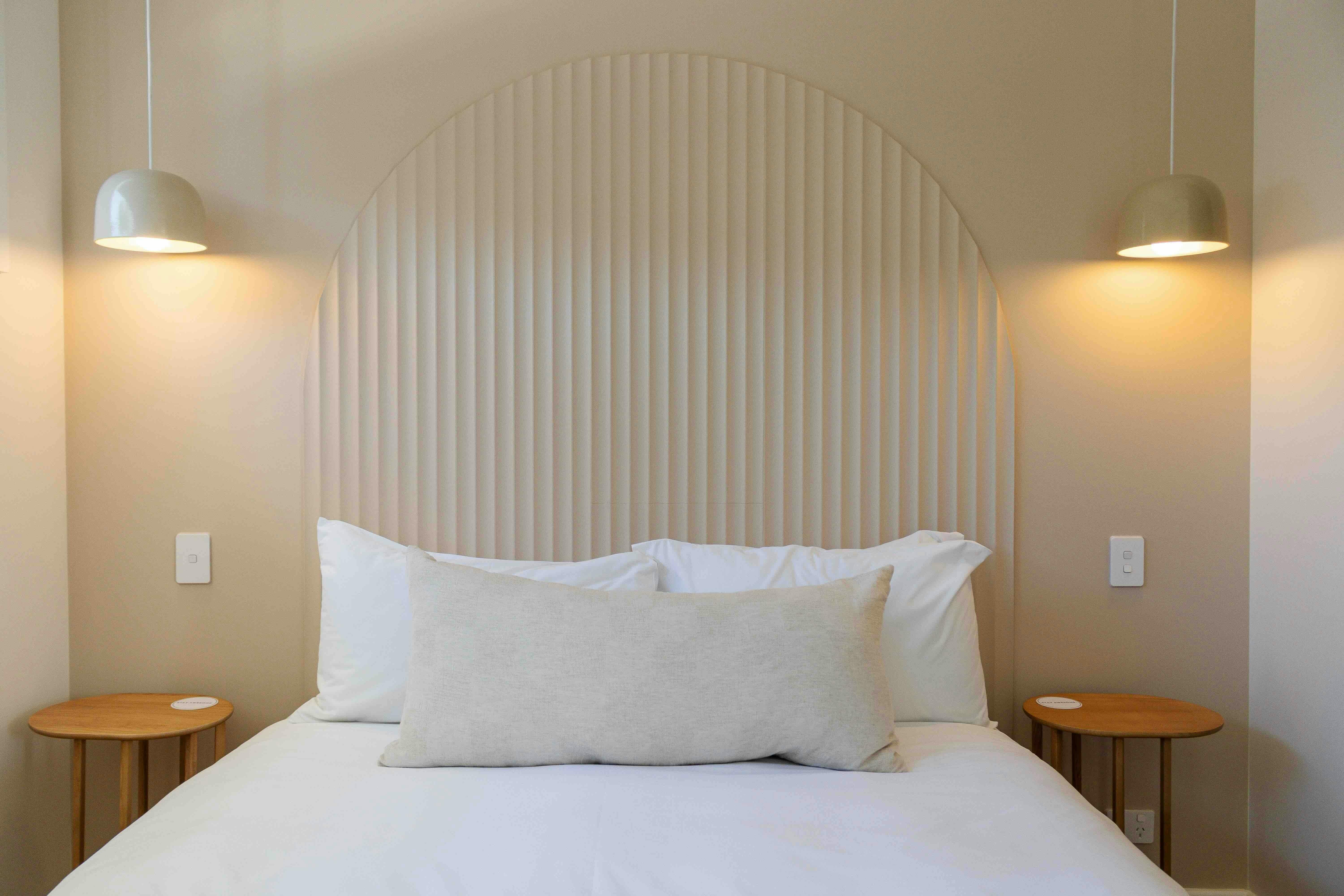 Sestra Beach House Fingal Bay Open Queen bedroom