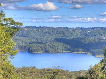 Lake Baroon - view from the cottages