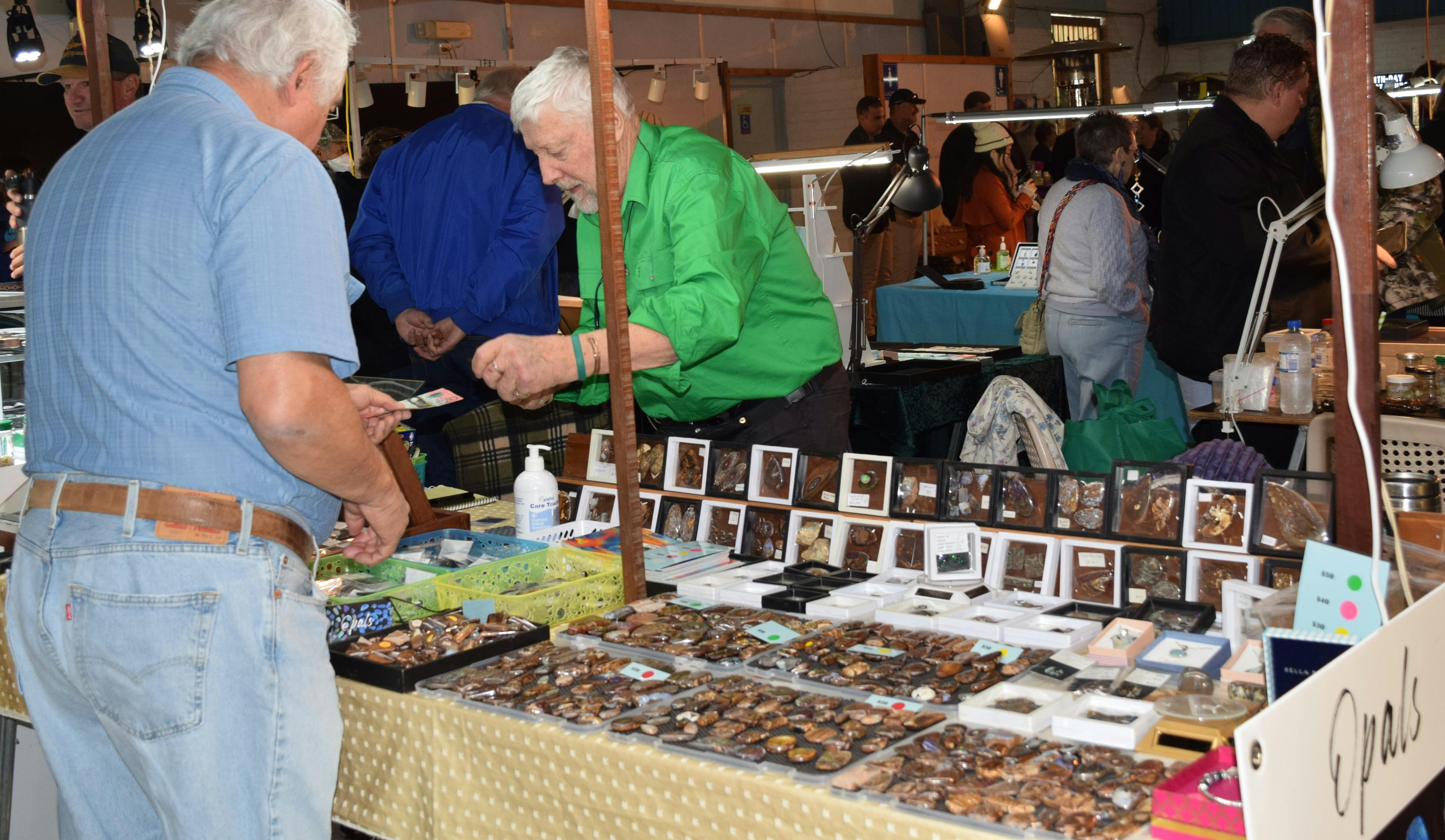 Boulder Opal Stall