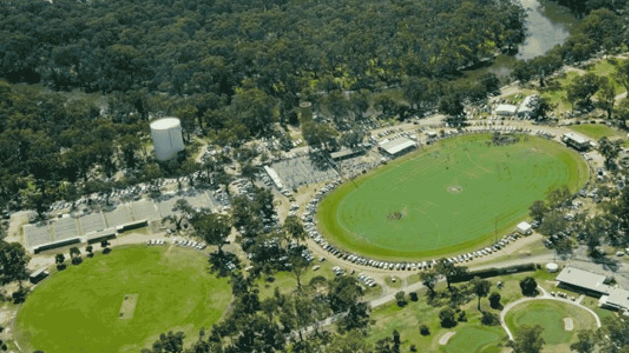 Memorial Park from the sky