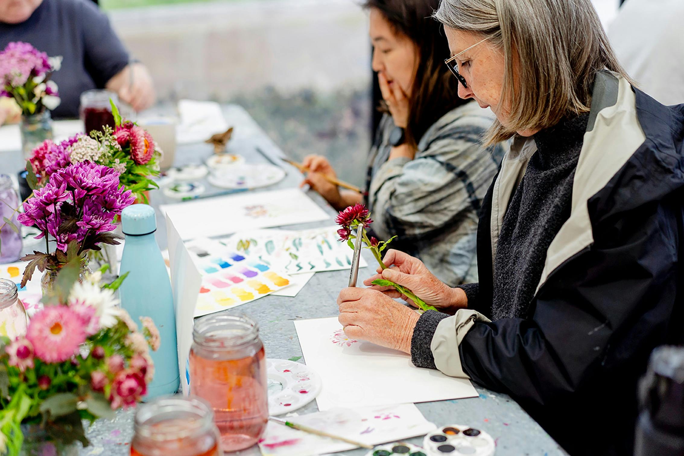 Watercolour Workshop with Natalie Martin, The Corner Store Gallery
