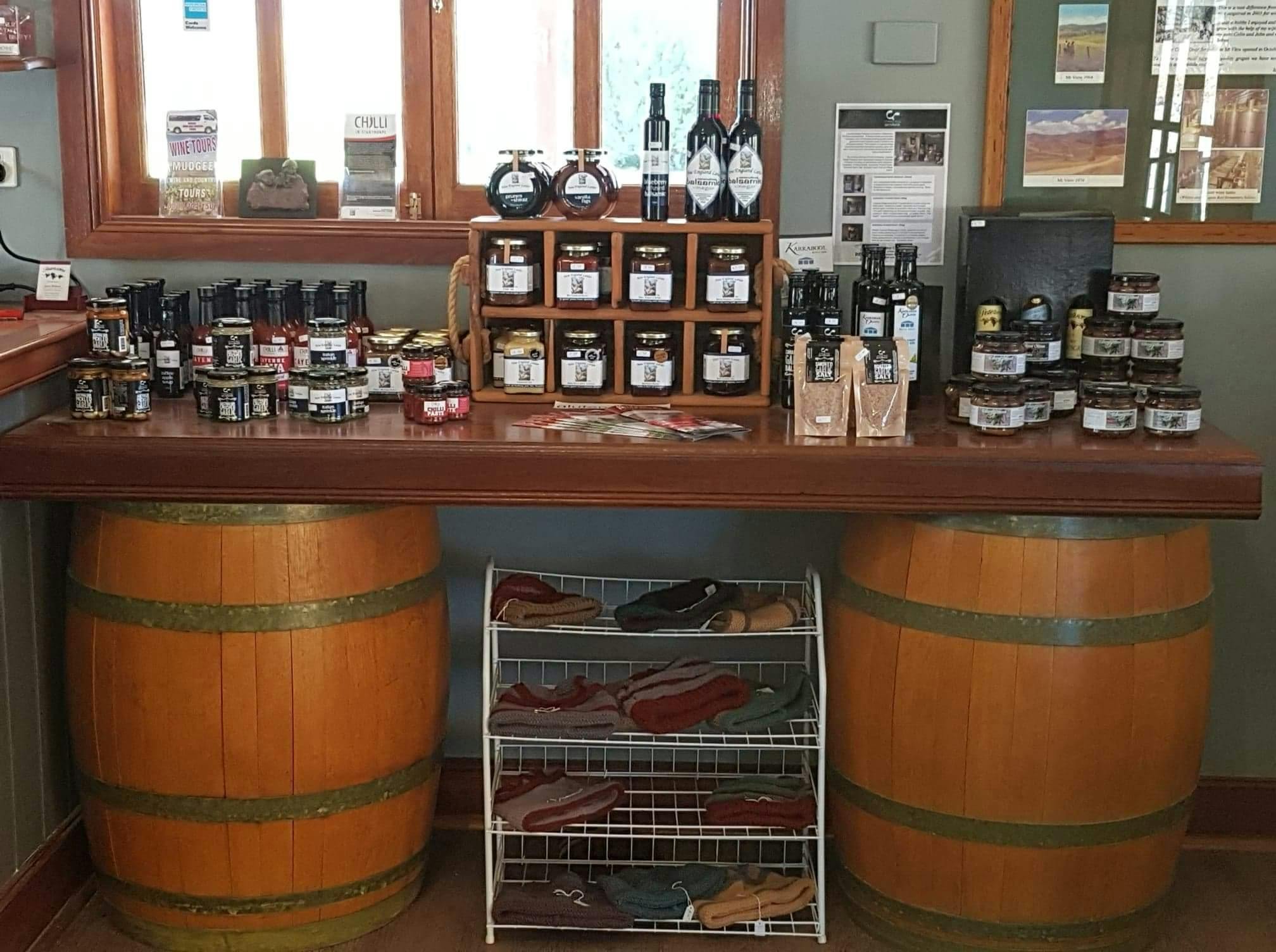 Produce available in the Cellar Door