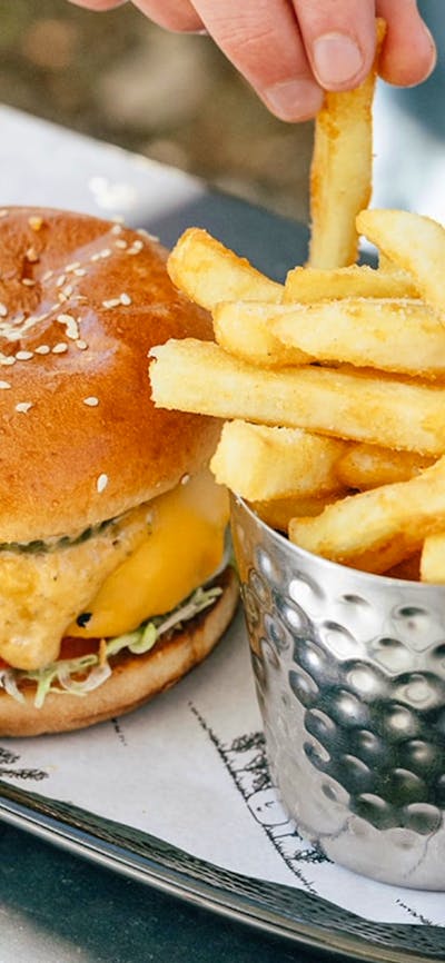 The Sir George Beef Burger