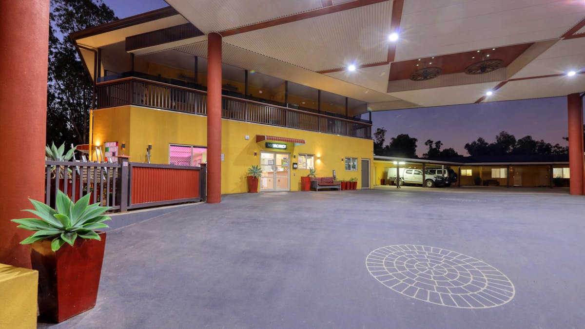 motel entrance
