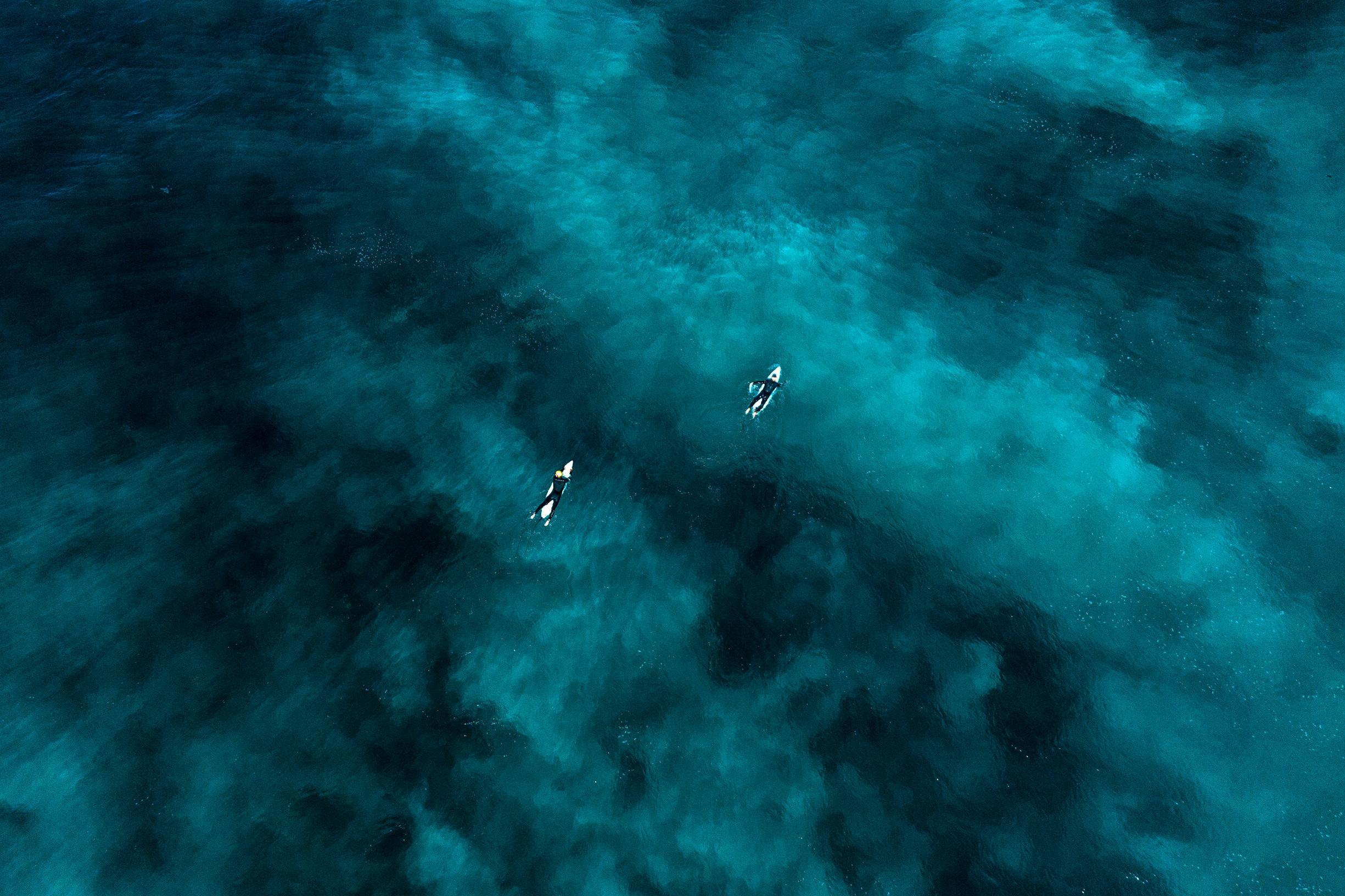 Aerial view of Surfer's Point, Margaret River