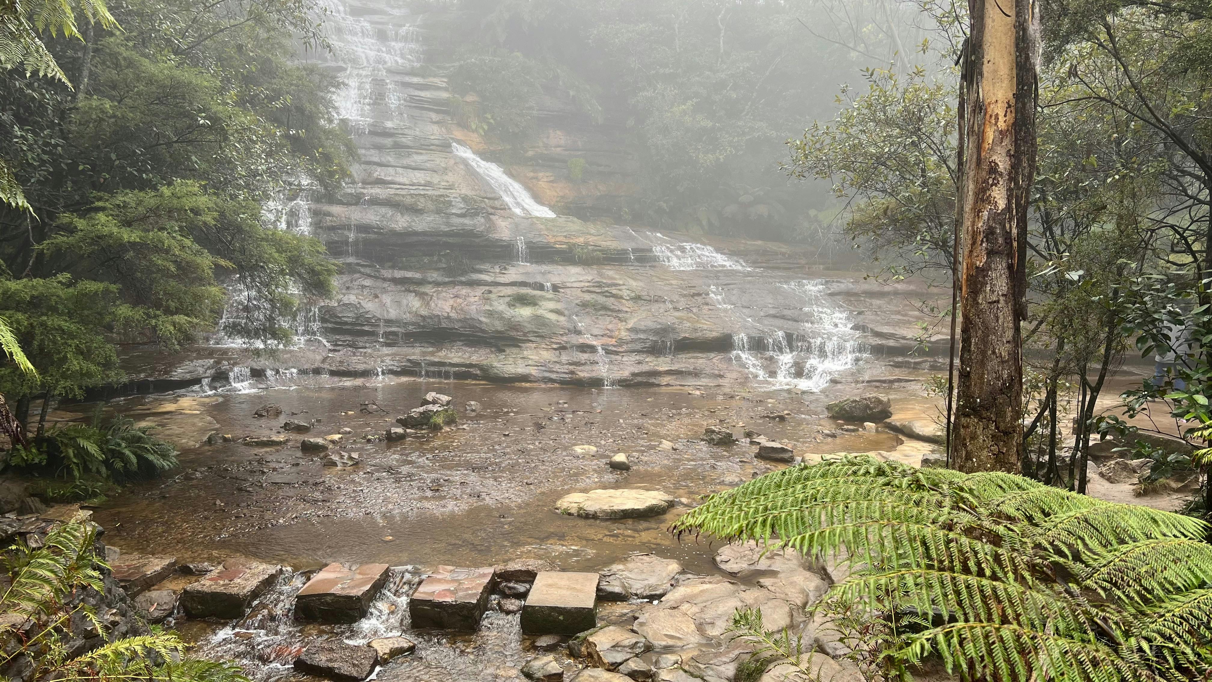 Waterfall Cascades at Blue Mountains