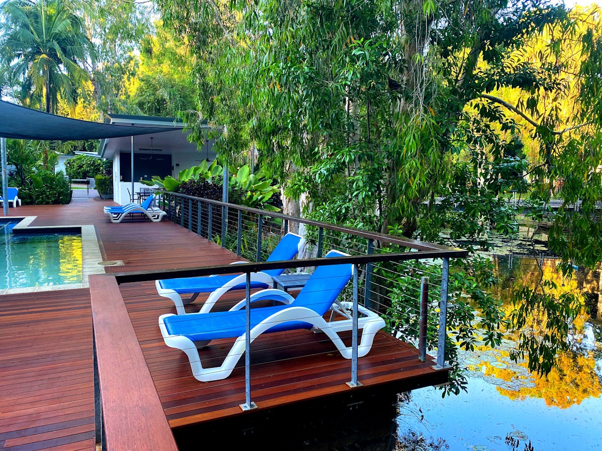 Pool, Deck, Deck Chairs, Wetlands