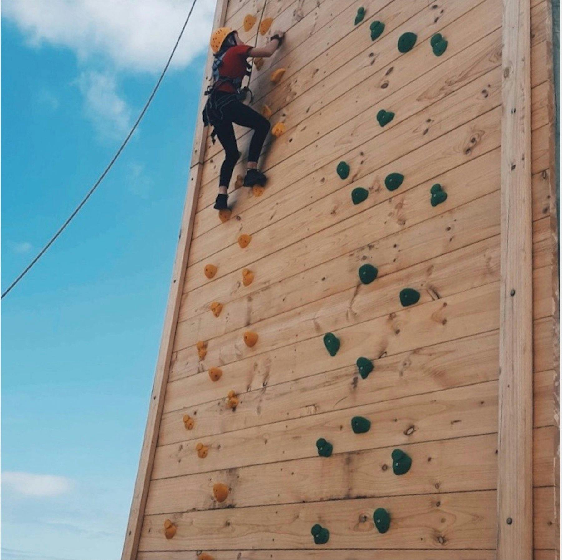 Camp Clayton Outdoor Rock Wall