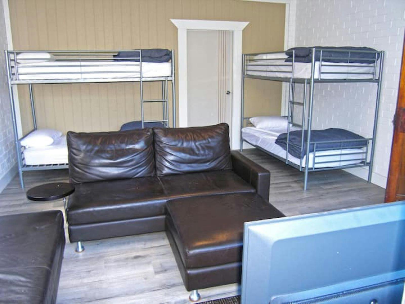 bedroom sleeps 4 people and has a rumpus!