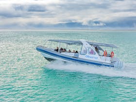 Tour boat Observer in the bay at Robe