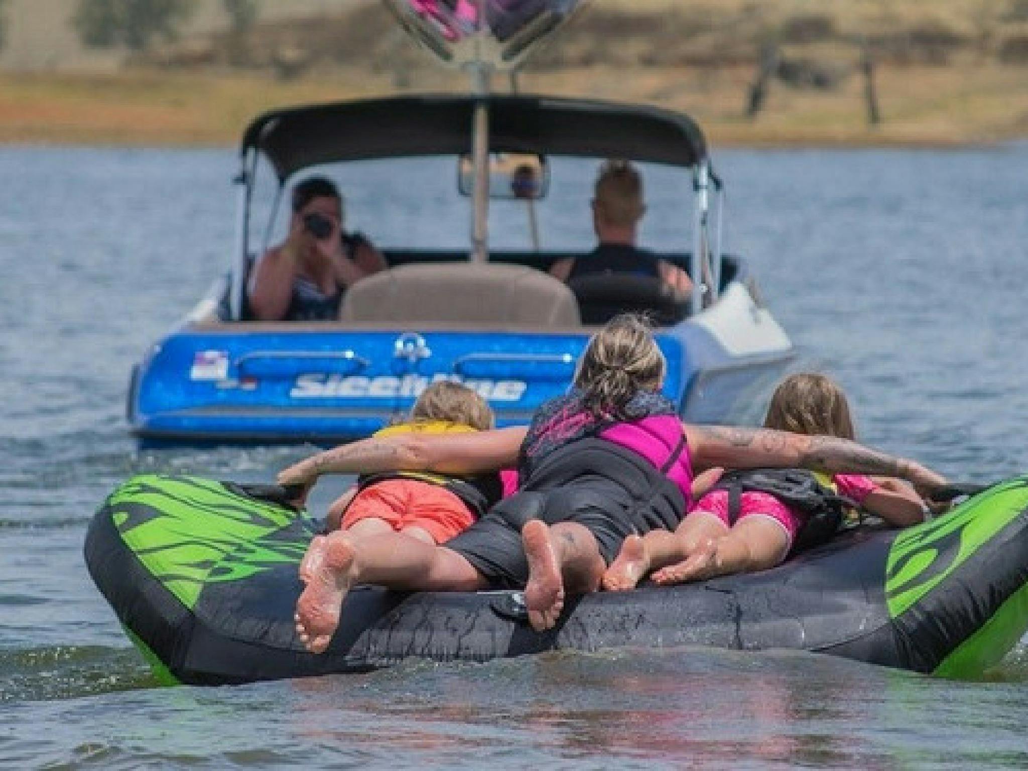 Fun for all the family on the lake