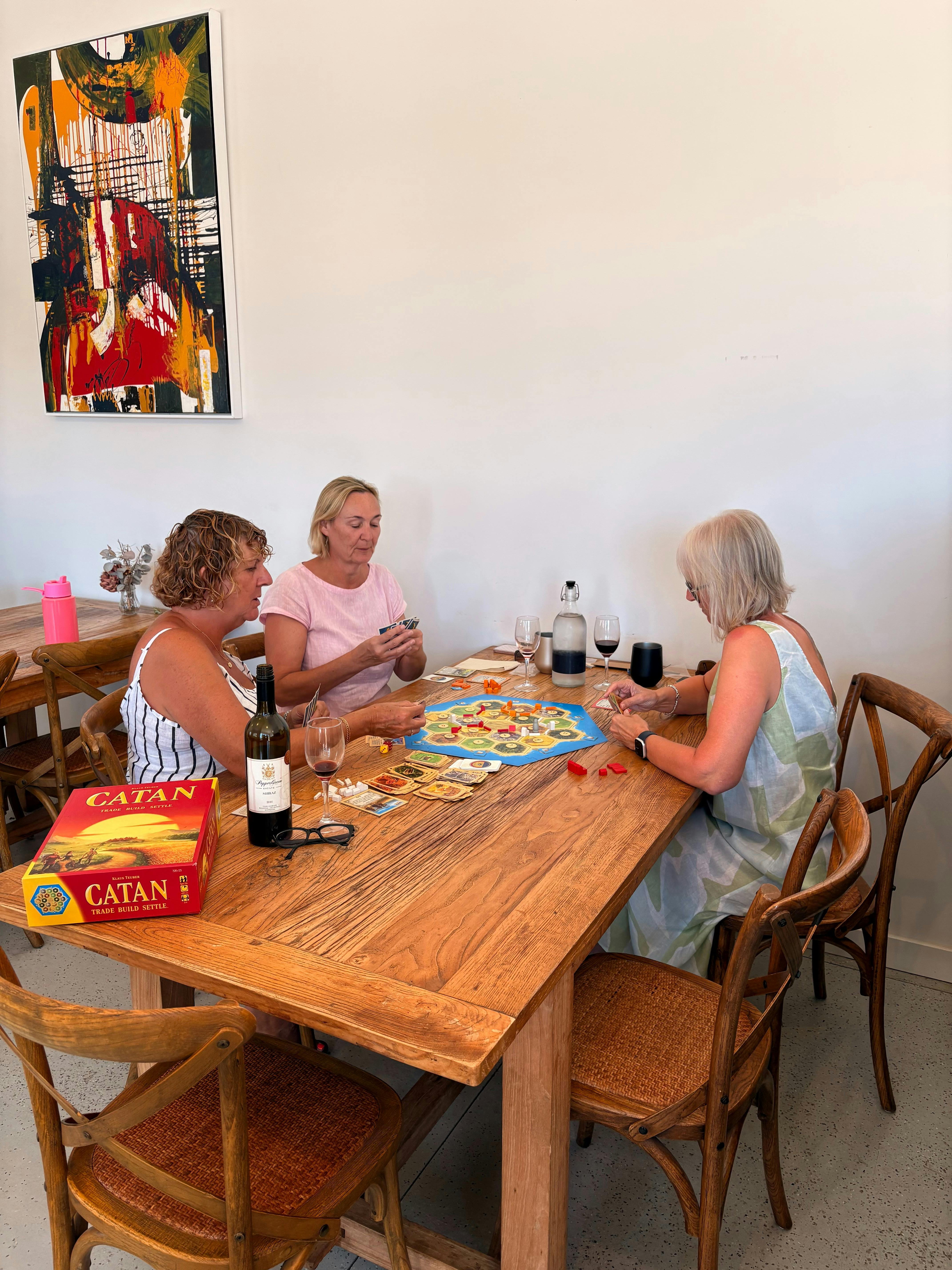 Comfortable &  Seating with Local Wines Available for Purchase