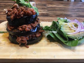 Eggplant Moussaka made from scratch