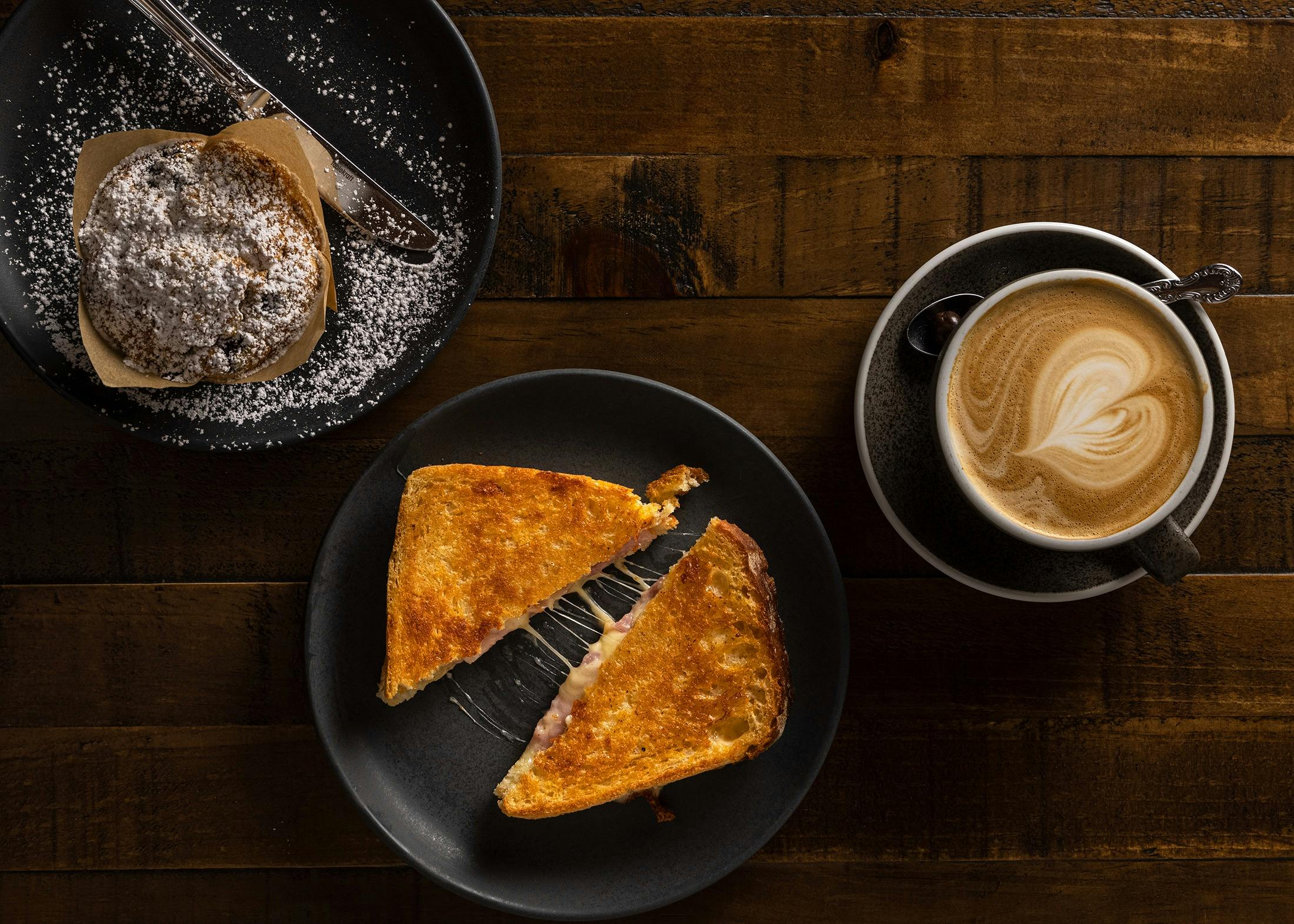 Coffee with a Toastie - a great way to start the day