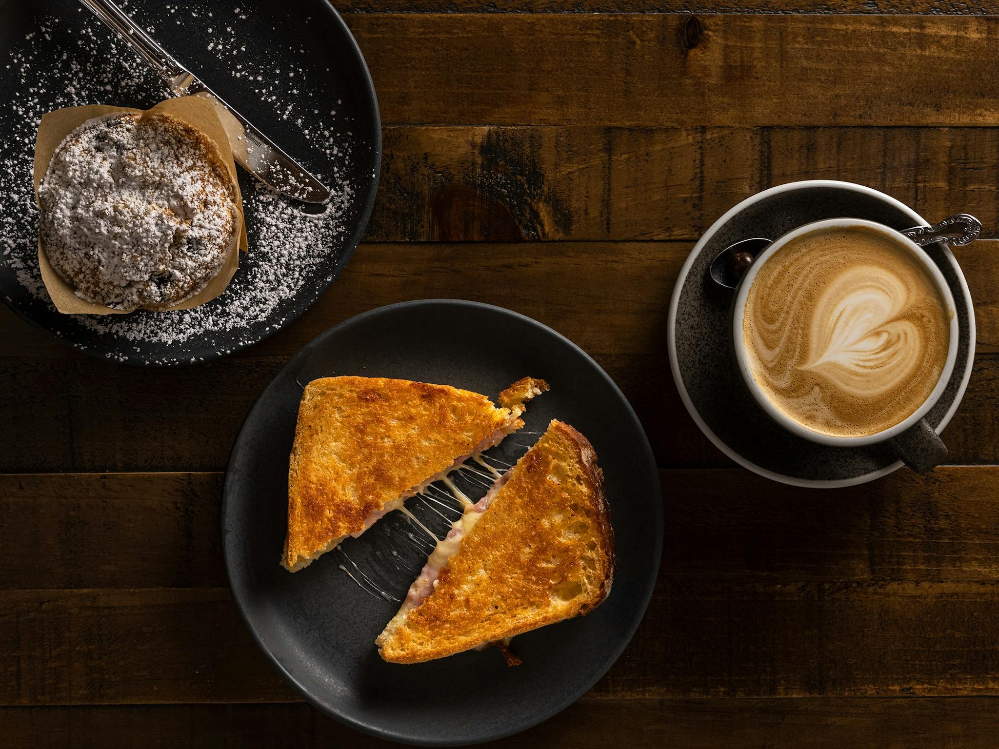 Coffee with a Toastie - a great way to start the day