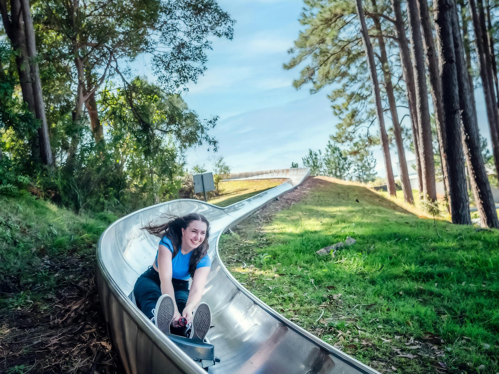 Toboggan Ride at The Big Banana Fun Park