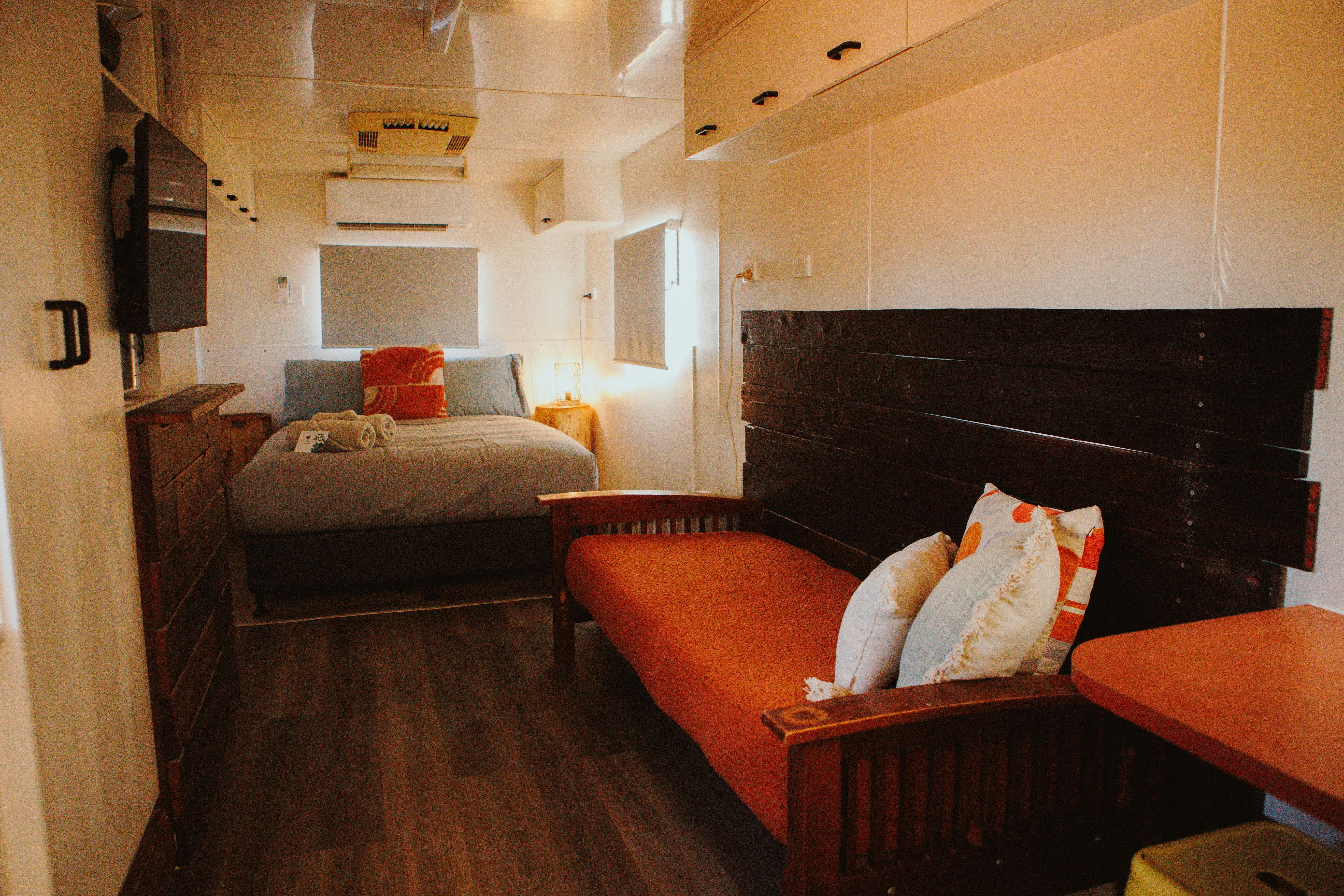 All beds in cabin