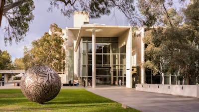 External view of Art Gallery building front entrance