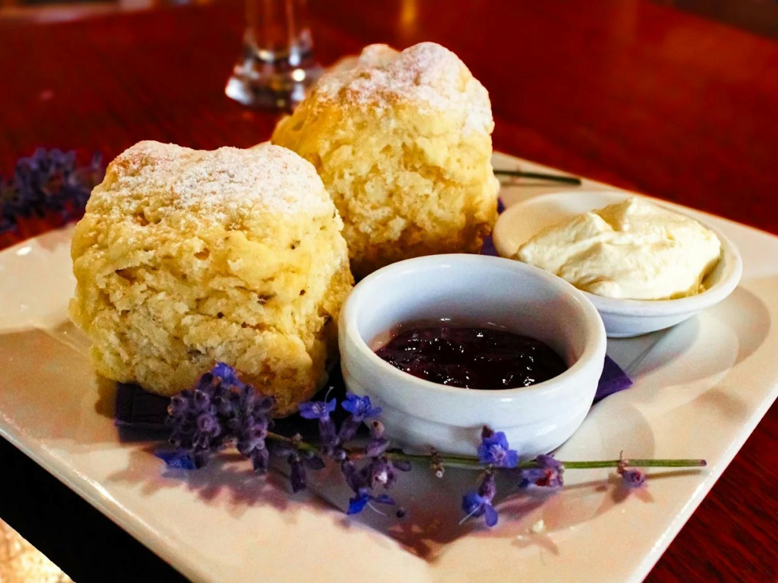 Lavender Scones
