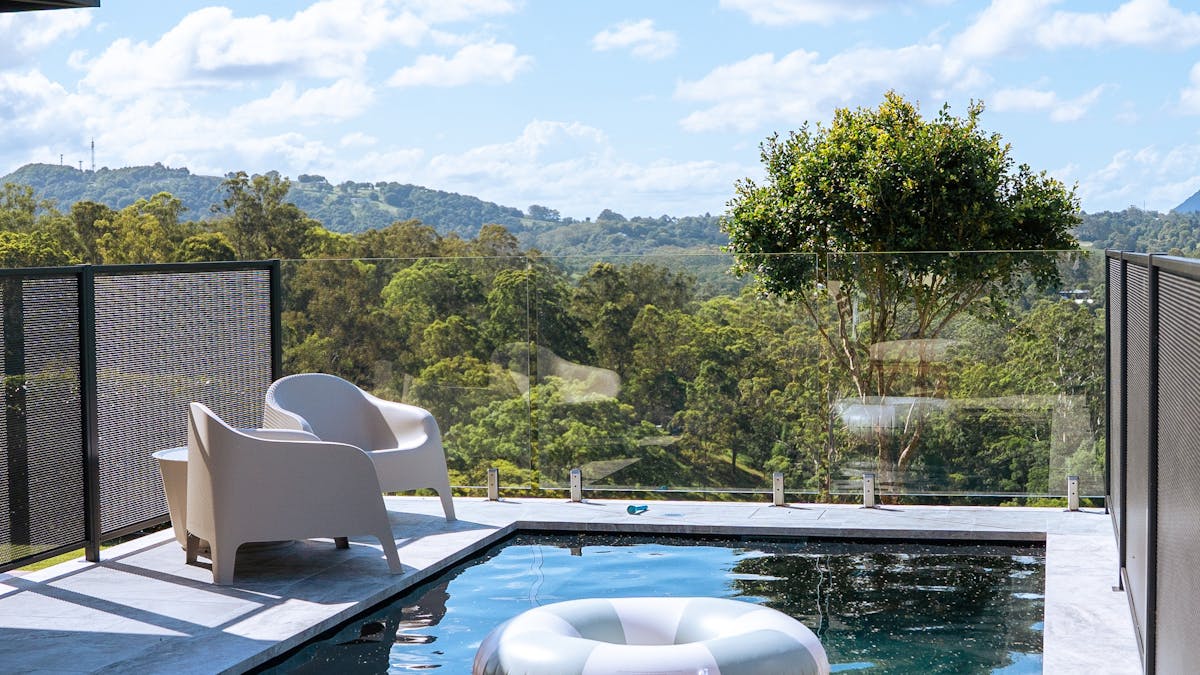Stunning views from the pool